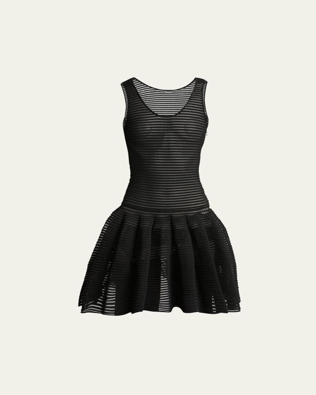 Crinoline Flared Mini Dress
